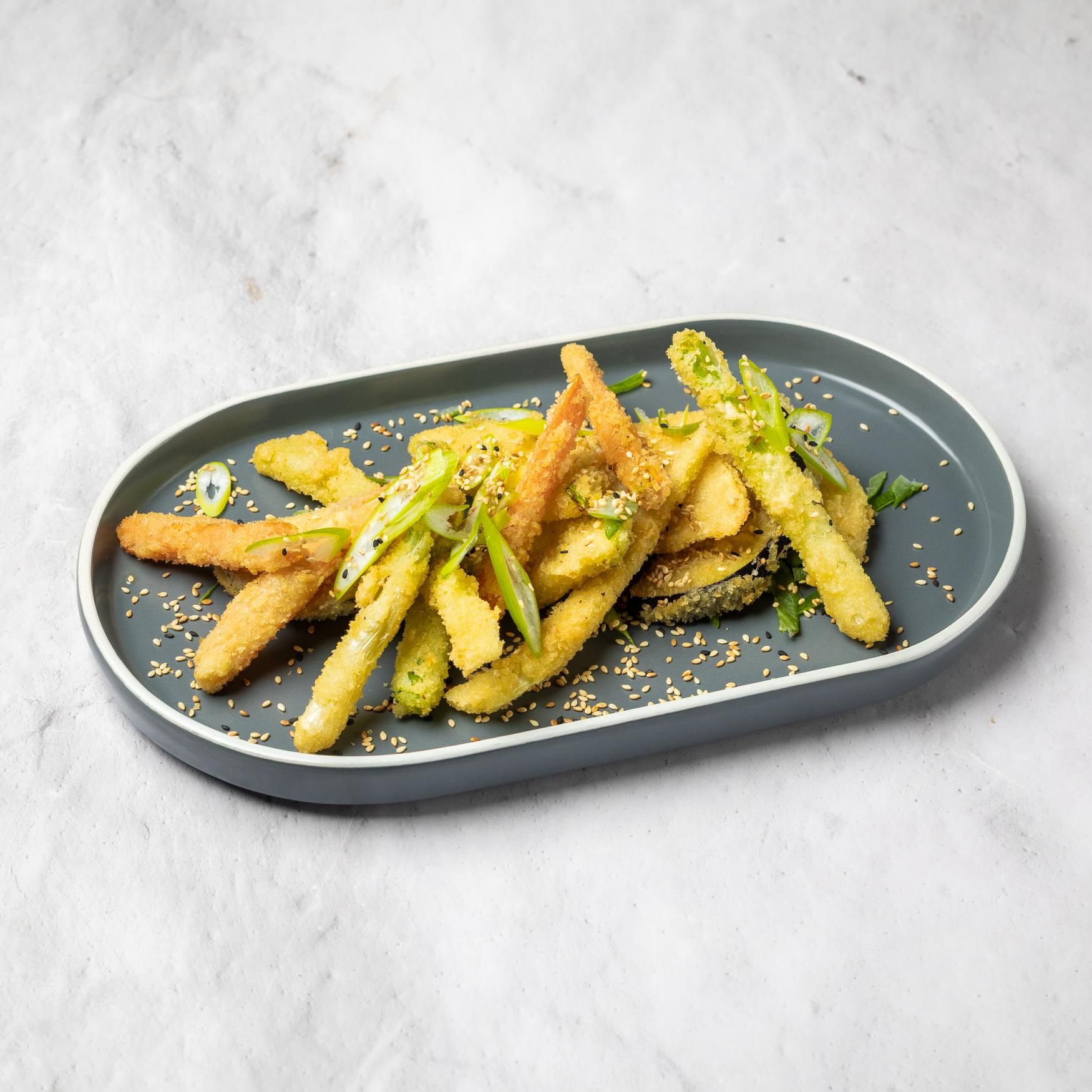 Овощи темпура с мисо-соусом 450 г